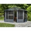 Gazebo Penguin Florence Solarium 12x12 Polycarbonate Roof 41212-32